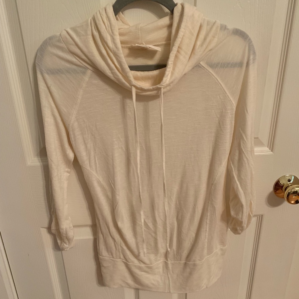 Long sleeve shirt with a hood